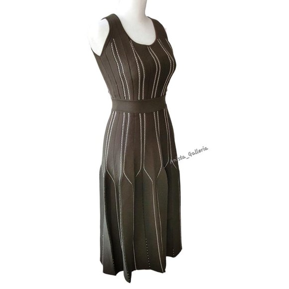 Elisabetta Franchi Midi Dress - Picture 2 of 9